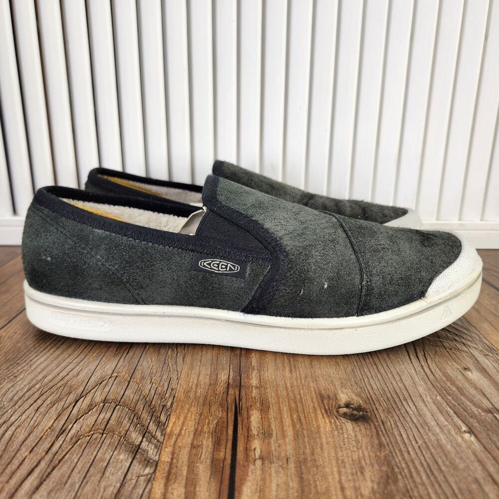 Keen Coronado III Slip-On Shoes Mens 9.5 Forest Night Green Vulc Sneaker 1026840